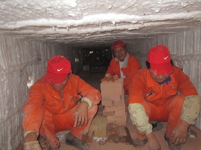 耐火磚施工 耐火磚施工