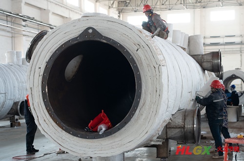 竹屑連續式炭化爐保溫 竹屑連續式炭化爐保溫